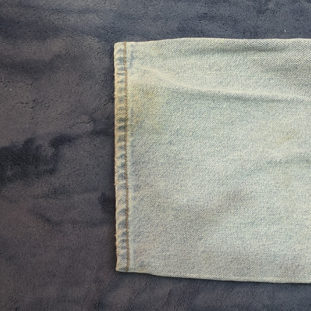 PacSun Light Blue Distressed Straight Leg Jeans - Picture 6 of 8